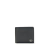 Valentino Garavani Black Calf Leather Bos Taurus Wallet