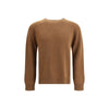 Jil Sander Brown Fleece Wool Sweatshirt