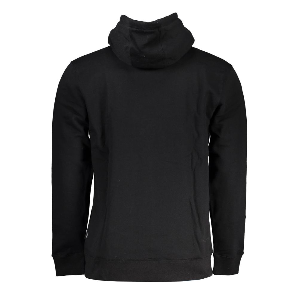 Pulover negru din bumbac pentru bărbați Vans