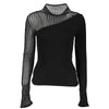 Patrizia Pepe Black Polyester Sweater