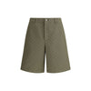 Gucci Green Cotton Bermuda Shorts
