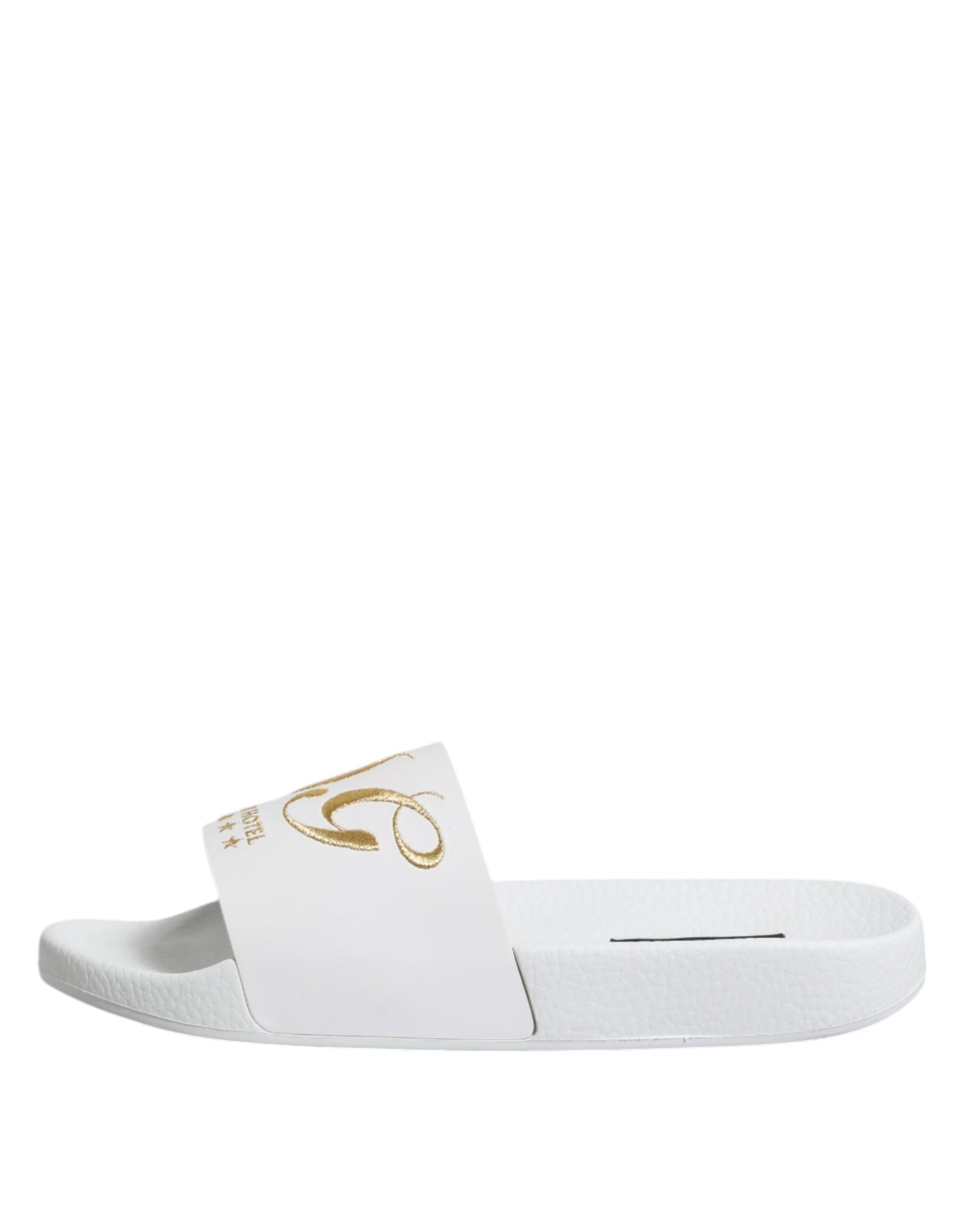 Sandale Dolce & Gabbana din piele albă, model plajă