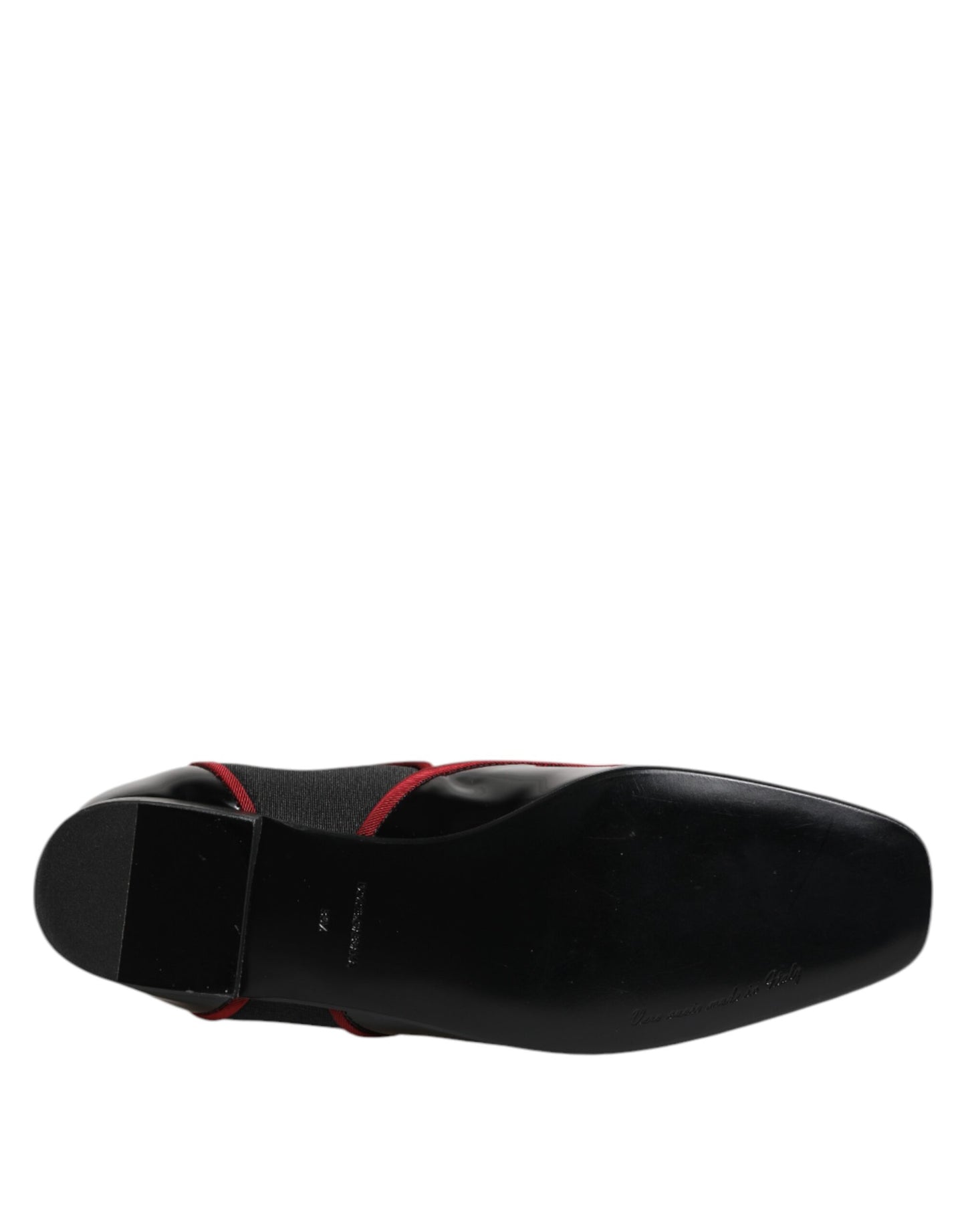 Ghete Chelsea Dolce & Gabbana Jackie negre cu nasturi