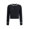 PINKO Black Nylon Cardigan