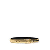 Dolce & Gabbana Gold Leather Regular Belt