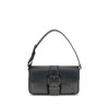 Michael Kors Black Calf Leather Bos Taurus Shoulder Bag