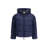 Parajumpers Blue Nylon Full-Length Jacket
