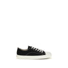 Moschino Black Cotton Low Top Sneakers