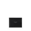 Saint Laurent Black Calf Leather Bos Taurus Wallet