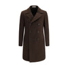 Tagliatore Brown Wool Coat