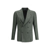 Tagliatore Green Fleece Wool Blazer