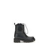 Moncler Black Rubber Lace-Up Boots