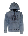 Dolce & Gabbana Blue Cotton Blend Hooded Sweatshirt Sweater
