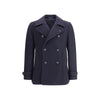 Tagliatore Blue Wool Coat