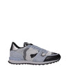 Valentino Garavani Gray Fabric Athletic Sneakers