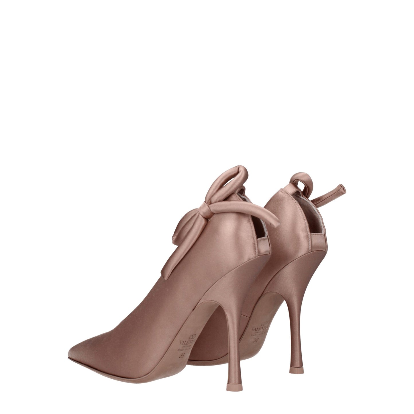 Valentino Garavani Pink Satin High Heel Pumps