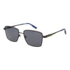 Hackett Gray Metal Sunglasses