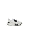 Valentino Garavani White Calf Leather Bos Taurus Athletic Sneakers