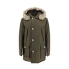 Woolrich Green Cotton Parka