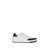 Saint Laurent White Calf Leather Bos Taurus Low Top Sneakers