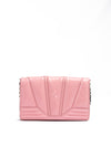 Ferrari Pink GT patent leather bag with chain