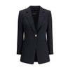 Giorgio Armani Black Polyester Blazer