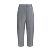Giorgio Armani Gray Silk Casual Pants