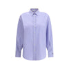 Brunello Cucinelli Light Blue Cotton Dress Shirt