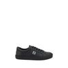 Fendi Black Calf Leather Bos Taurus Athletic Sneakers