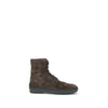 Tod's Brown Leather Lace-Up Boots