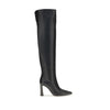 Giuseppe Zanotti Black Leather Over The Knee