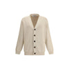 Golden Goose Cream Cotton Cardigan