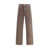 Sunflower Brown Cotton Relaxed Fit Jeans