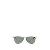 Saint Laurent Silver Metal Sunglasses