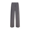 Cruna Gray Polyester Casual Pants