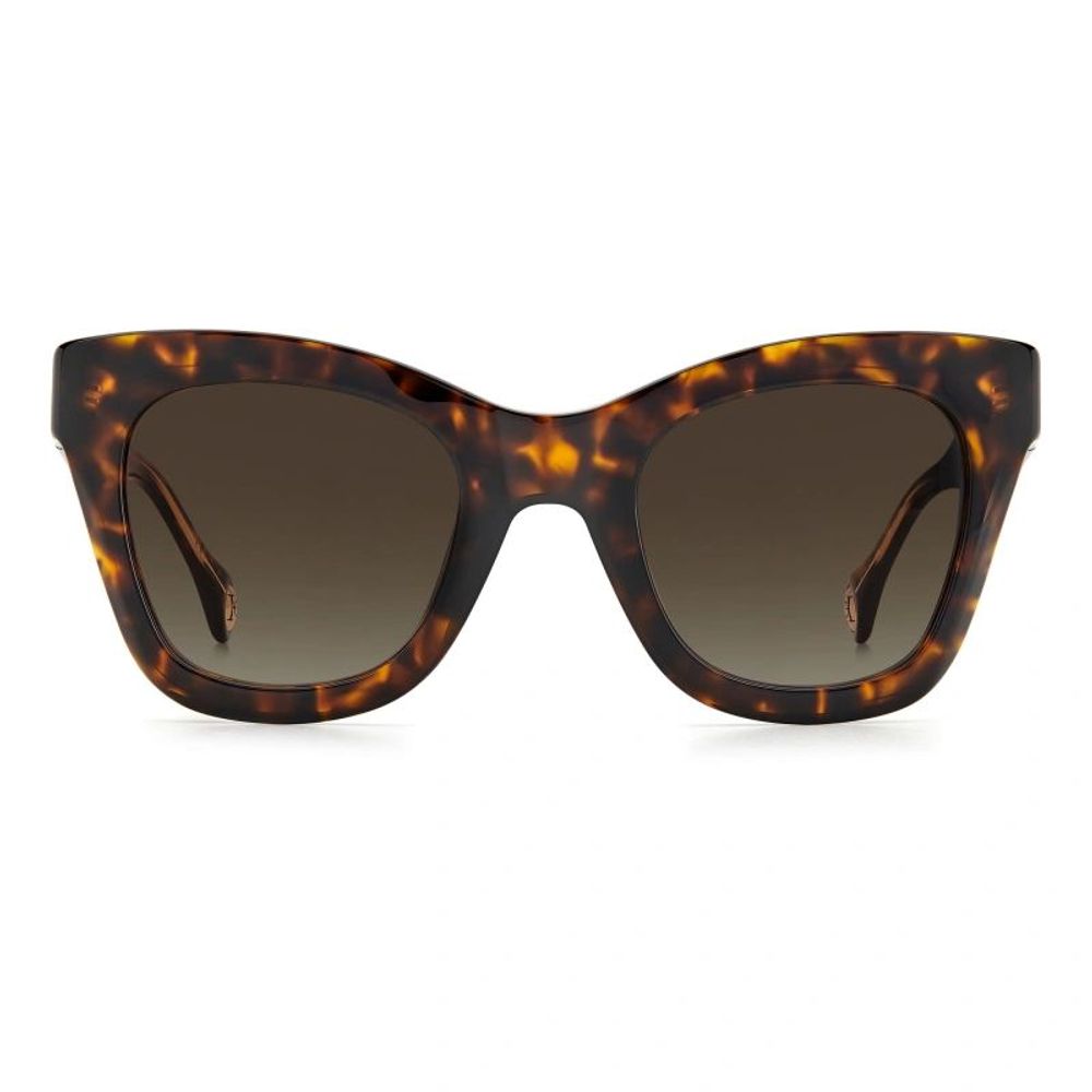 Ochelari de soare Carolina Herrera din acetat maro