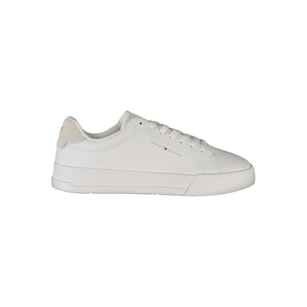 Pantofi sport Tommy Hilfiger din piele albă pentru bărbați