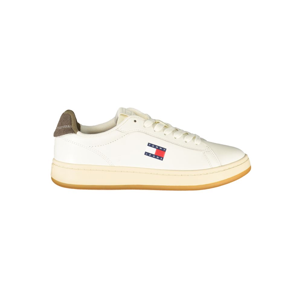 Tommy Hilfiger White Leather Women Sneaker