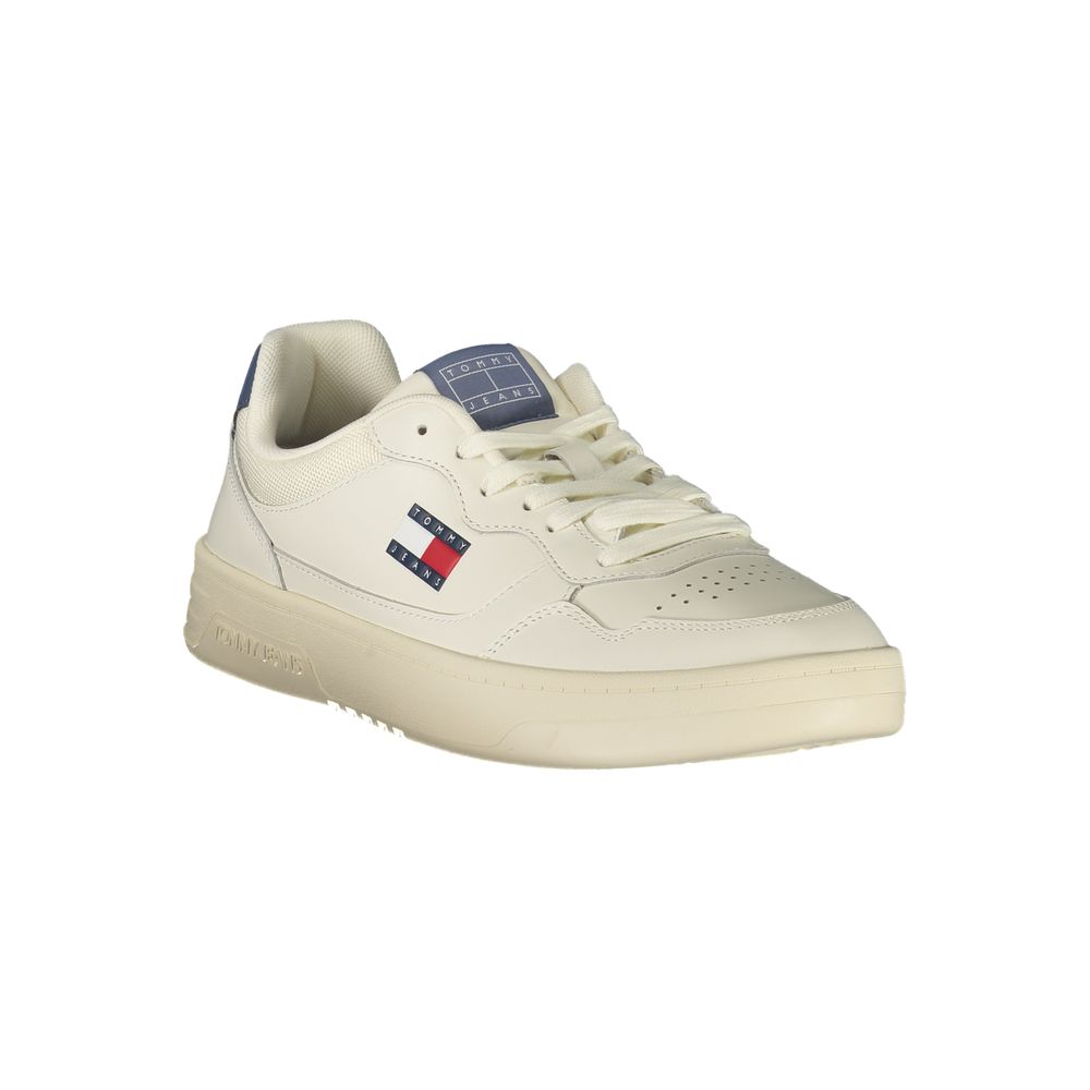 Pantofi sport Tommy Hilfiger din piele albă pentru bărbați