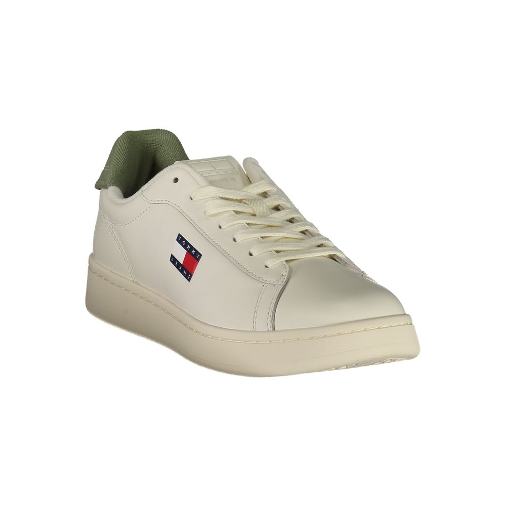 Pantofi sport Tommy Hilfiger din piele albă pentru bărbați