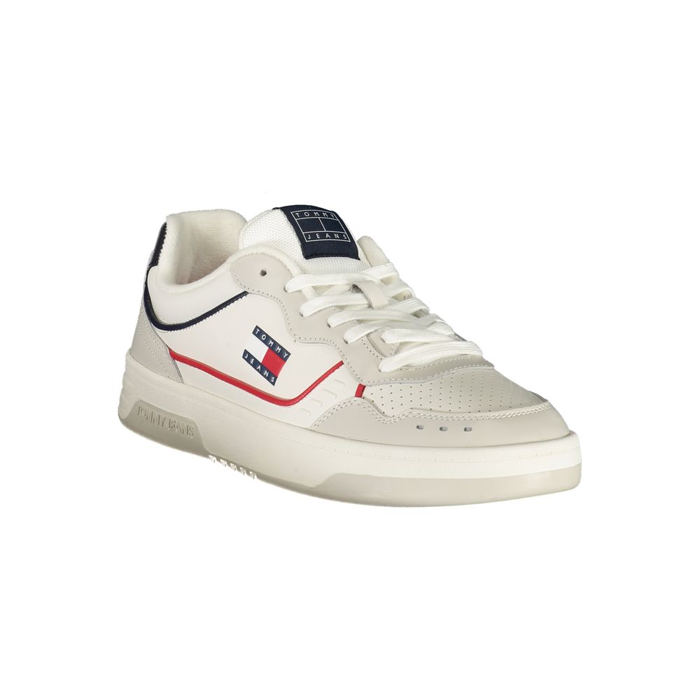 Pantofi sport Tommy Hilfiger din piele albă pentru bărbați