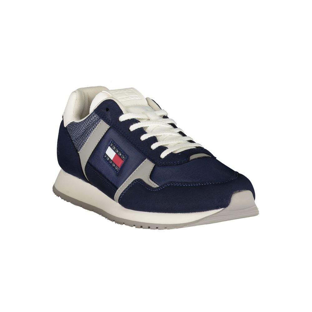 Tommy Hilfiger Blue Polyester Men Sneaker