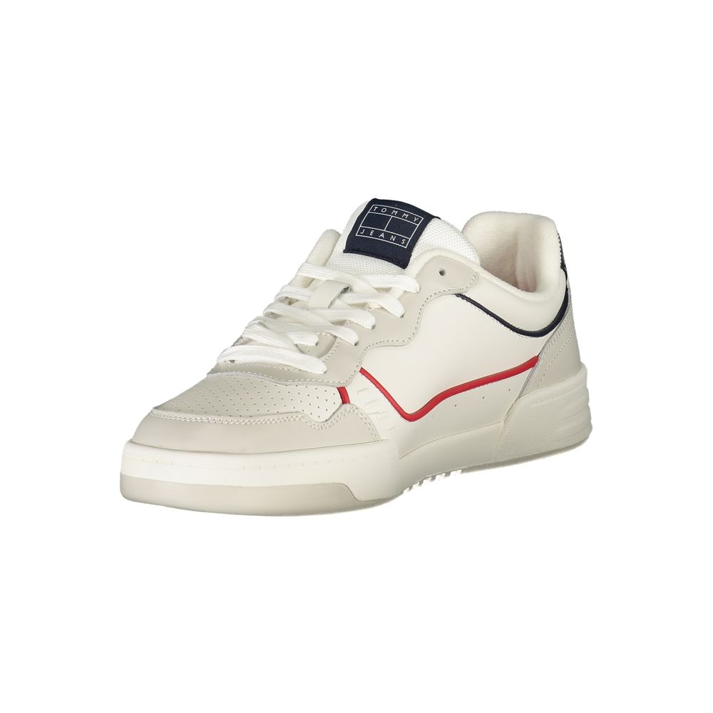 Pantofi sport Tommy Hilfiger din piele albă pentru bărbați