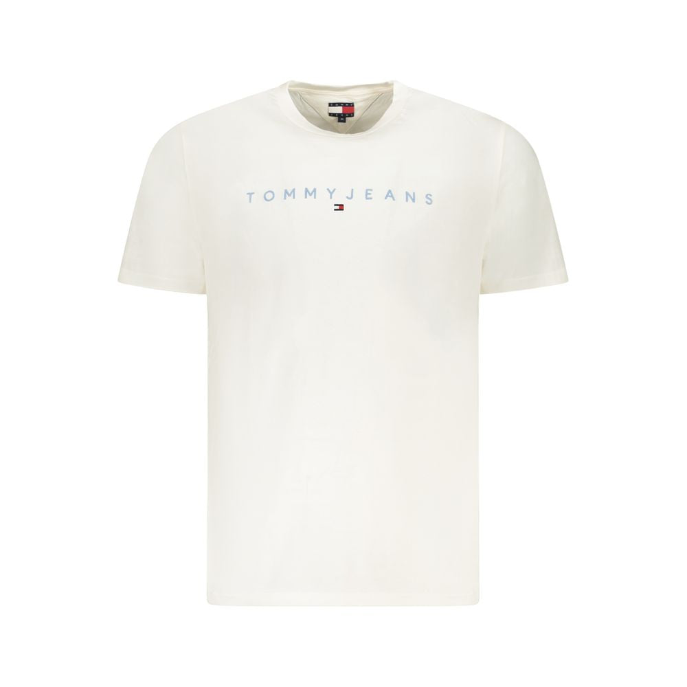 Tricou Tommy Hilfiger alb din bumbac pentru bărbați