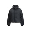 Ami Paris Black Polyamide Full-Length Jacket