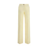 Etro Yellow Cotton Straight-Leg Jeans