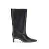 Staud Black Lamb Ovis Aries Aries High Heel Boots