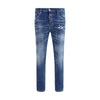 Dsquared² Blue Cotton Slim Fit Jeans