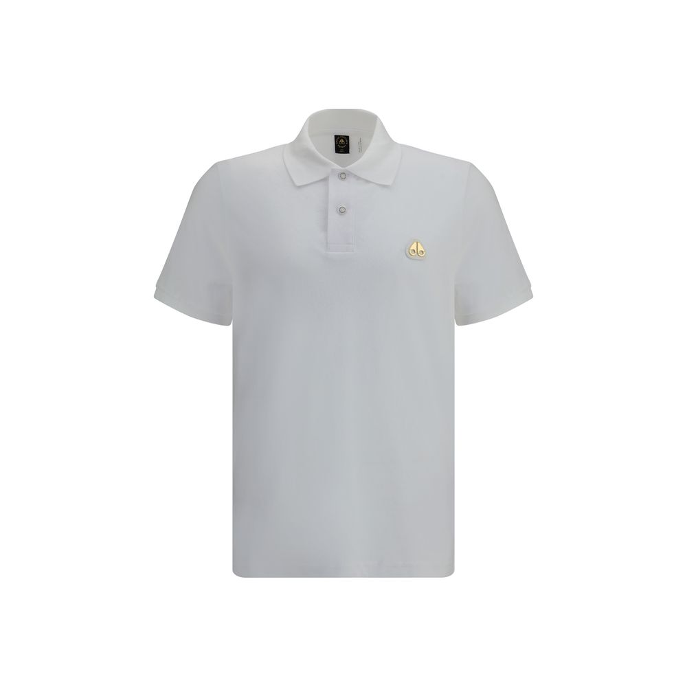 Tricou polo Moose Knuckles Everett auriu