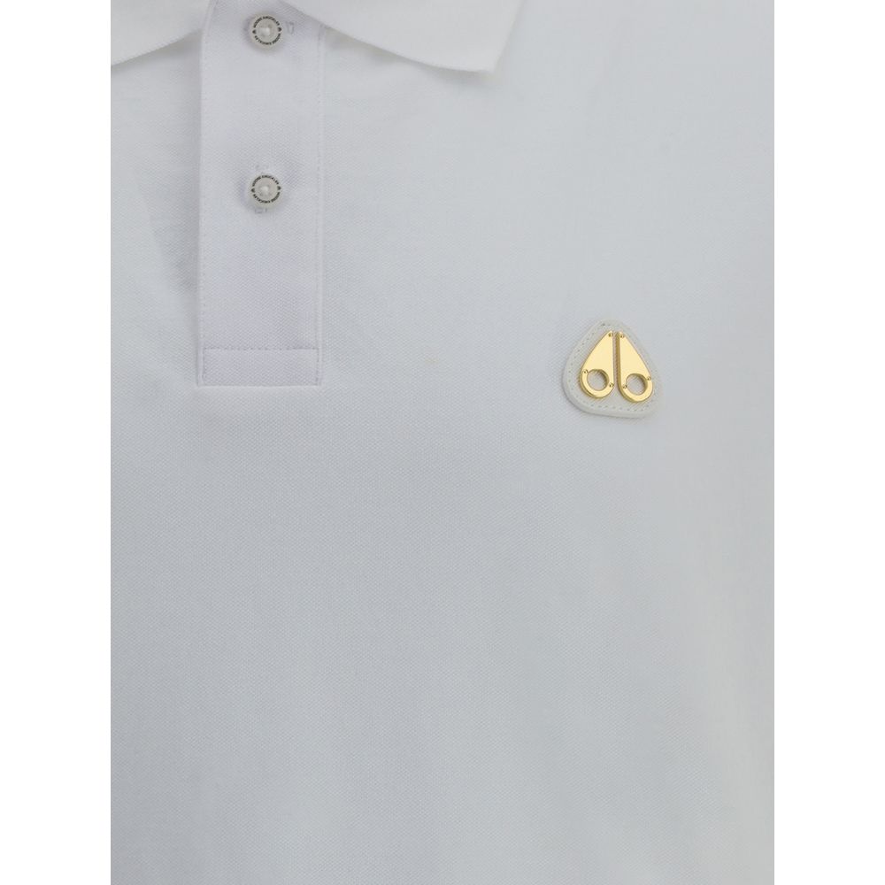 Tricou polo Moose Knuckles Everett auriu